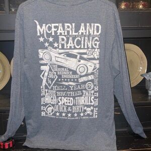 Gray McFarland Racing Long Sleeve Shirt ( M )